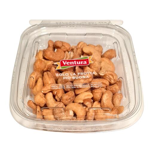 Anacardi tostato salato vaschetta 130g Ventura