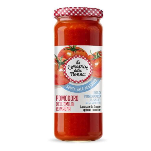 Passata di pomodoro dell'Emilia Romagna senza sale 420g Le conserve della nonna