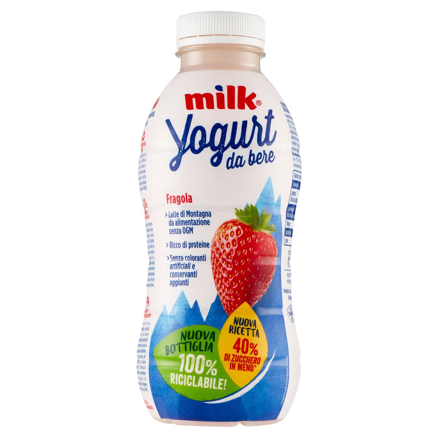 Yogurt da bere Fragola 500g Milk