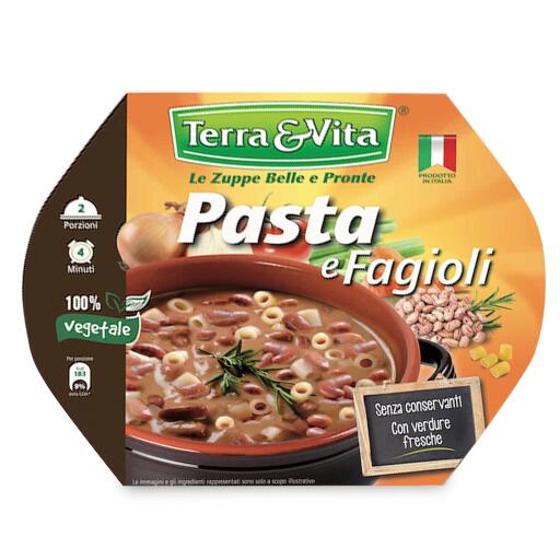 Pasta e fagioli 620g Terra&vita