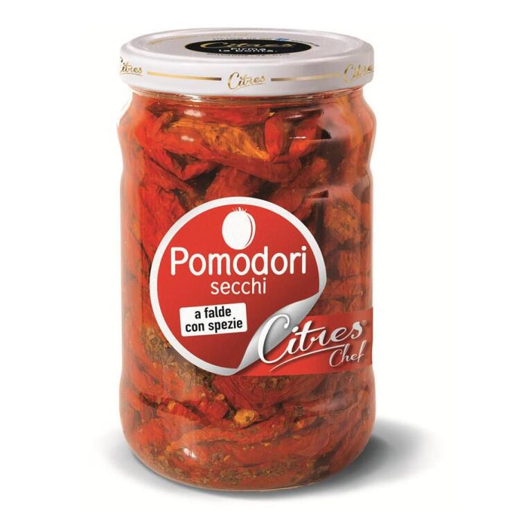 Pomodori Secchi interi in olio e aromi 1550g Citres