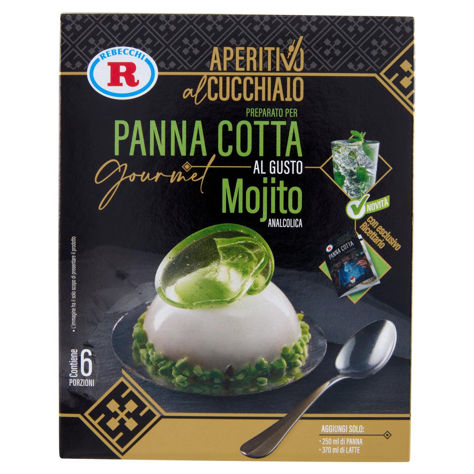 Kit per panna cotta al Mojito da 72g Rebecchi