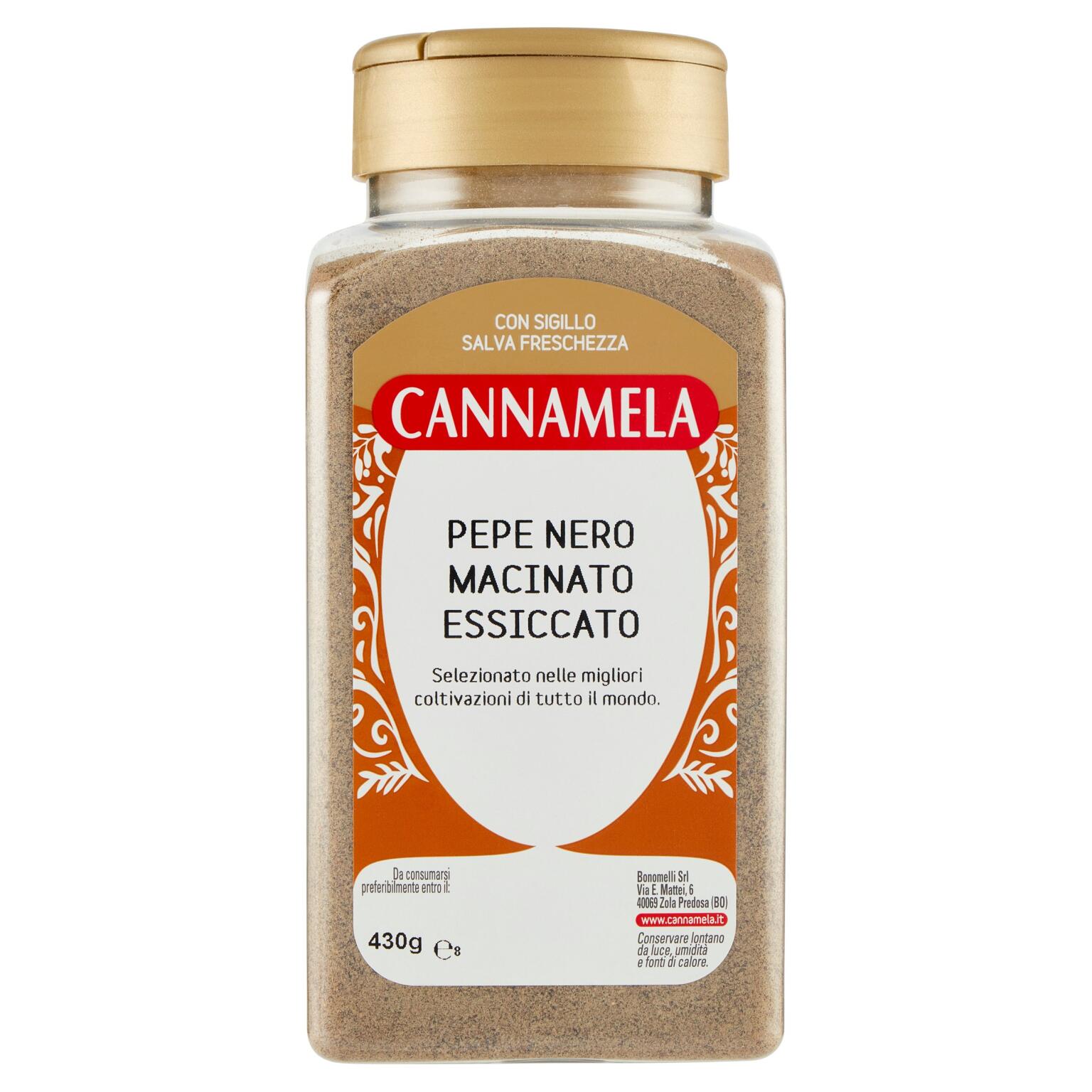 Pepe nero macinato 430g Cannamela