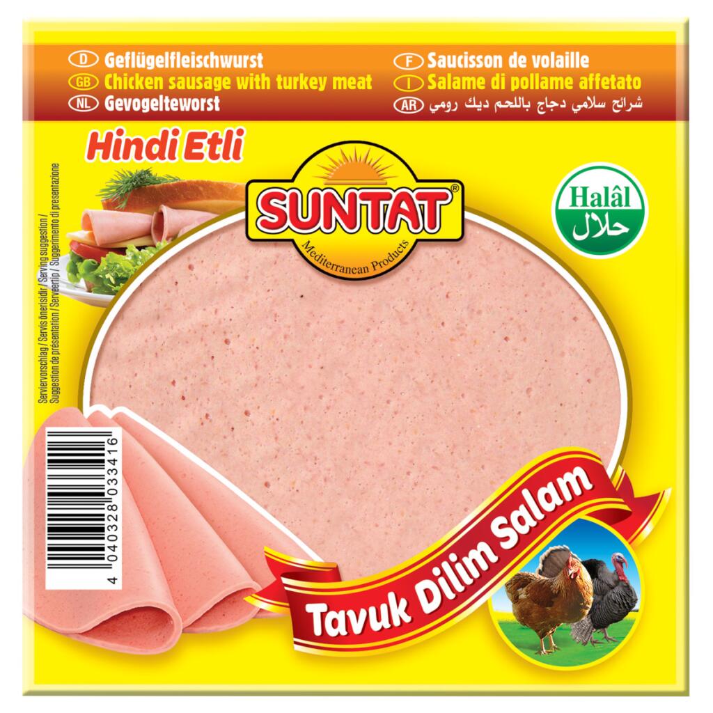 Salame di Pollo e Tacchino affettato 200g Suntat
