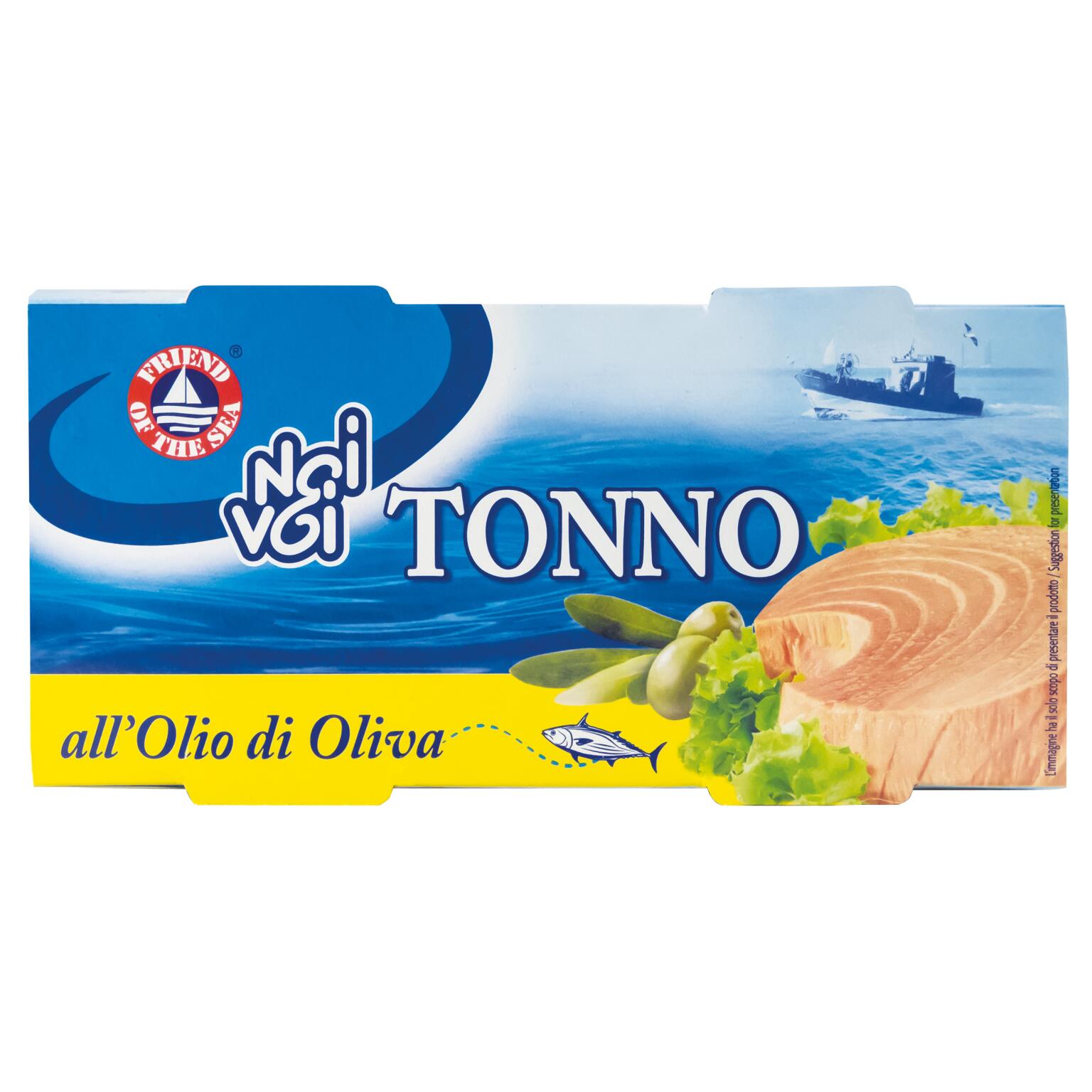 Tonno in olio di oliva 2x140g Noi & Voi