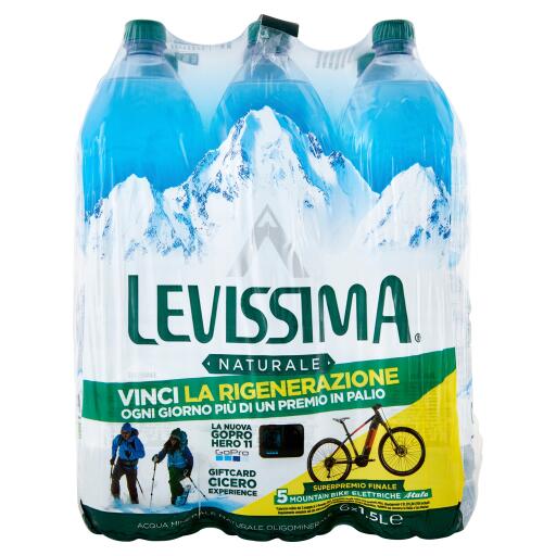 Acqua Levissima naturale 1,5Lx6