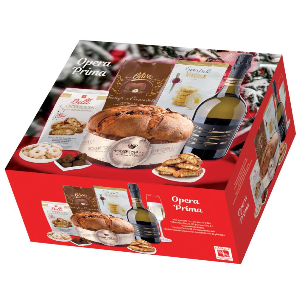 Cesto Natale Opera Prima 5 pezzi Casella