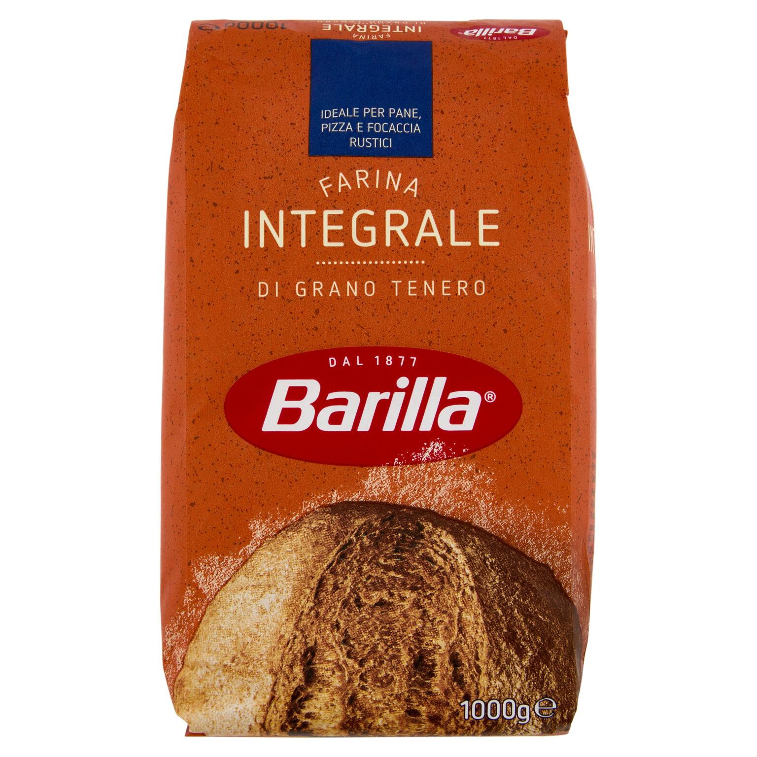 Farina integrale di grano tenero 1kg Barilla