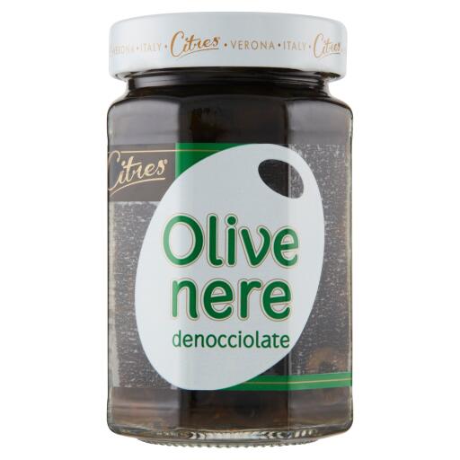 Olive nere denocciolate 290g/sgocc.130g Citres