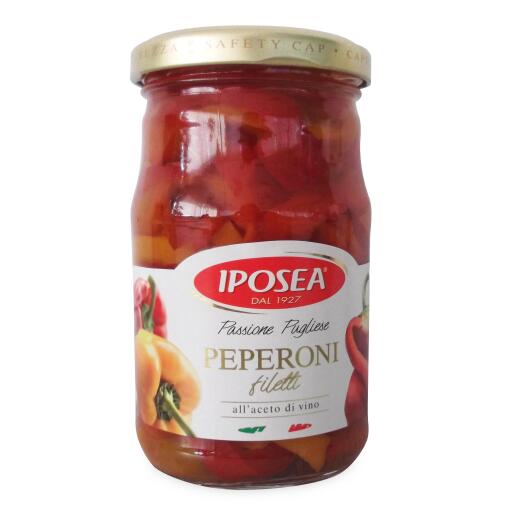 Peperoni filetti sottaceto 290g Iposea