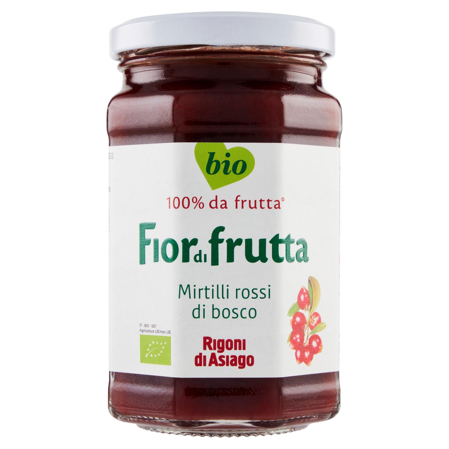 Fiordifrutta bio mirtillo rosso 330g Rigoni di Asiago