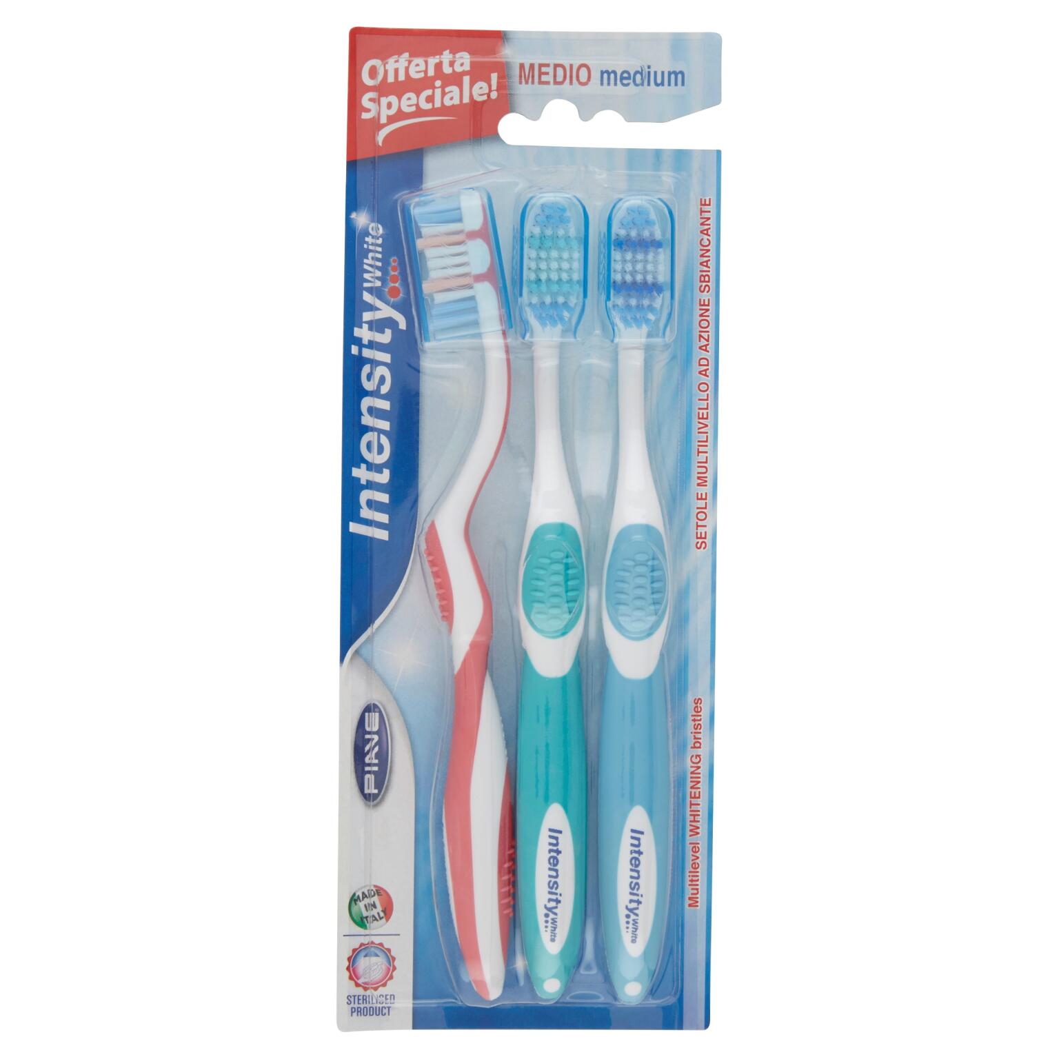 Spazzolini Silver Care da 3pz oxy Antibatterico