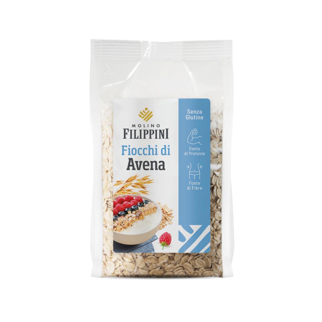 Fiocchi d'Avena senza glutine 400g Molino Filippini