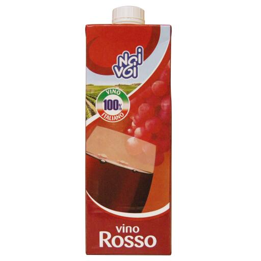 Vino rosso 1L 11° Brik Noi&Voi