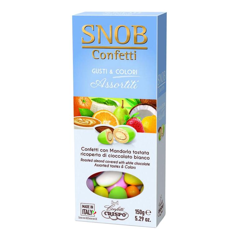 Confetti Snob gusti e colori assortiti 150g Crispo