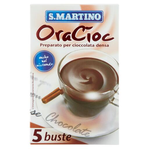 Preparato per Cioccolata densa Oracioc 125g 5 buste San Martino