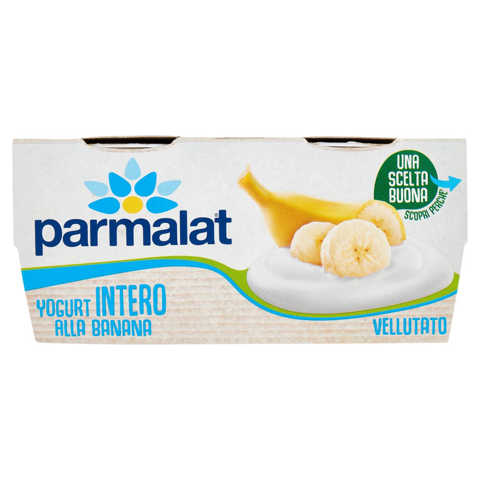Yogurt intero banana 2x125g Parmalat