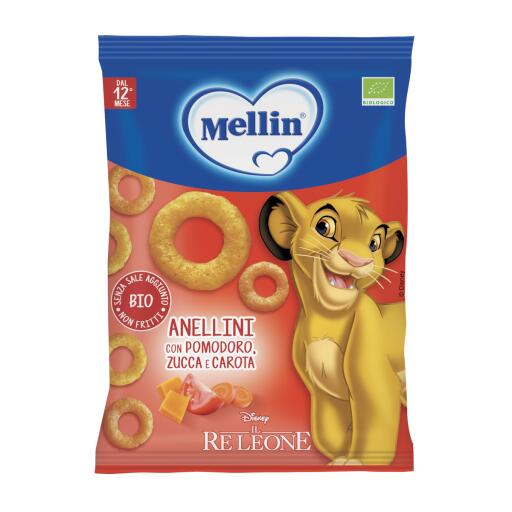Anellini con pomodoro zucca a carote 15g Mellin