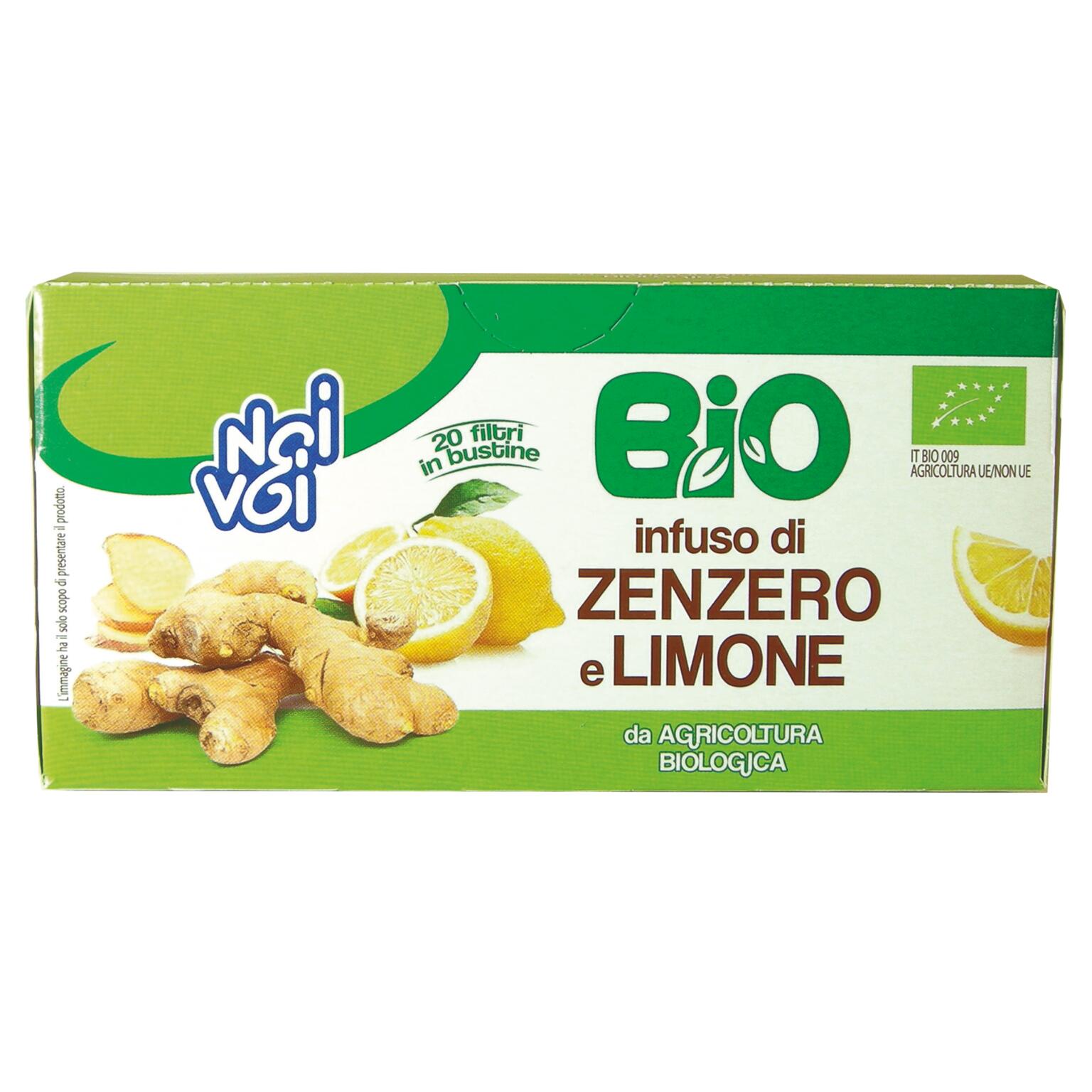 Bio infuso zenzero/limone 20 filtri Noi&Voi