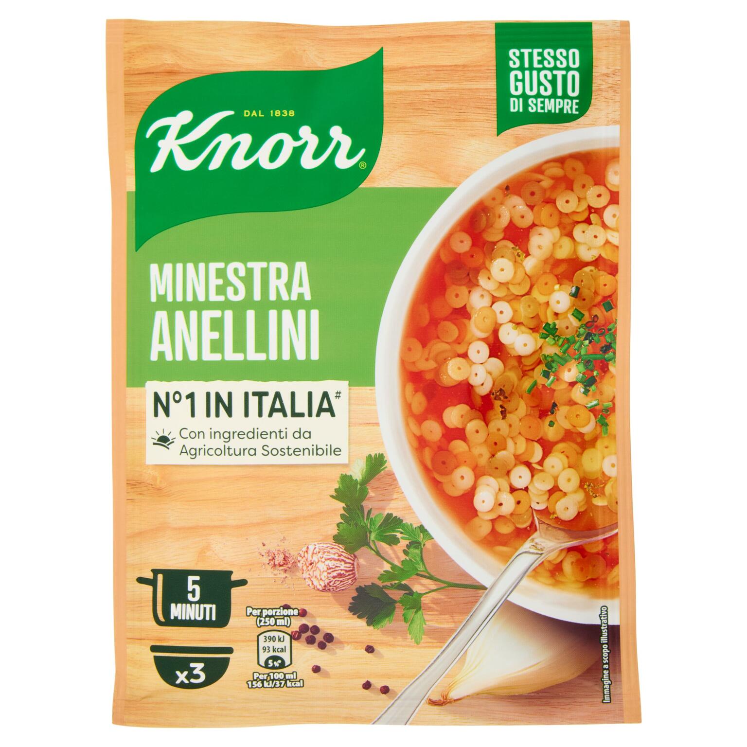 Minestra anellini 83g Knorr