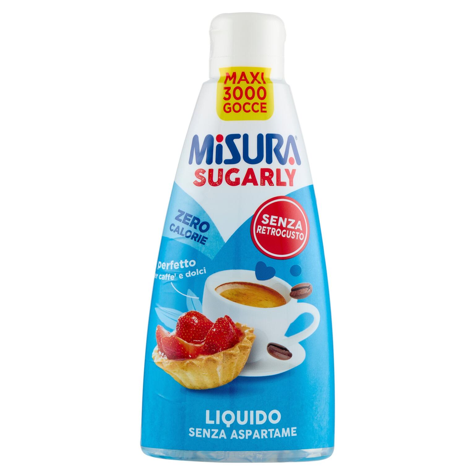 Dolcificante Sugarly liquido da 205ml Misura