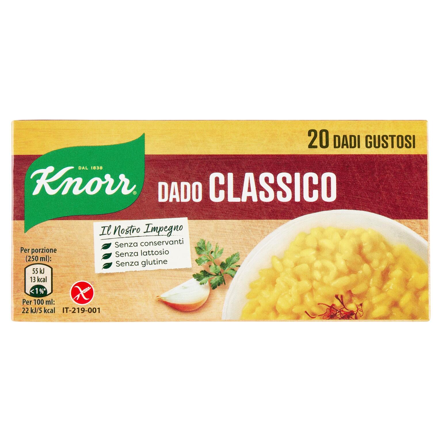 Dado classico Knorr 20cubi 200g