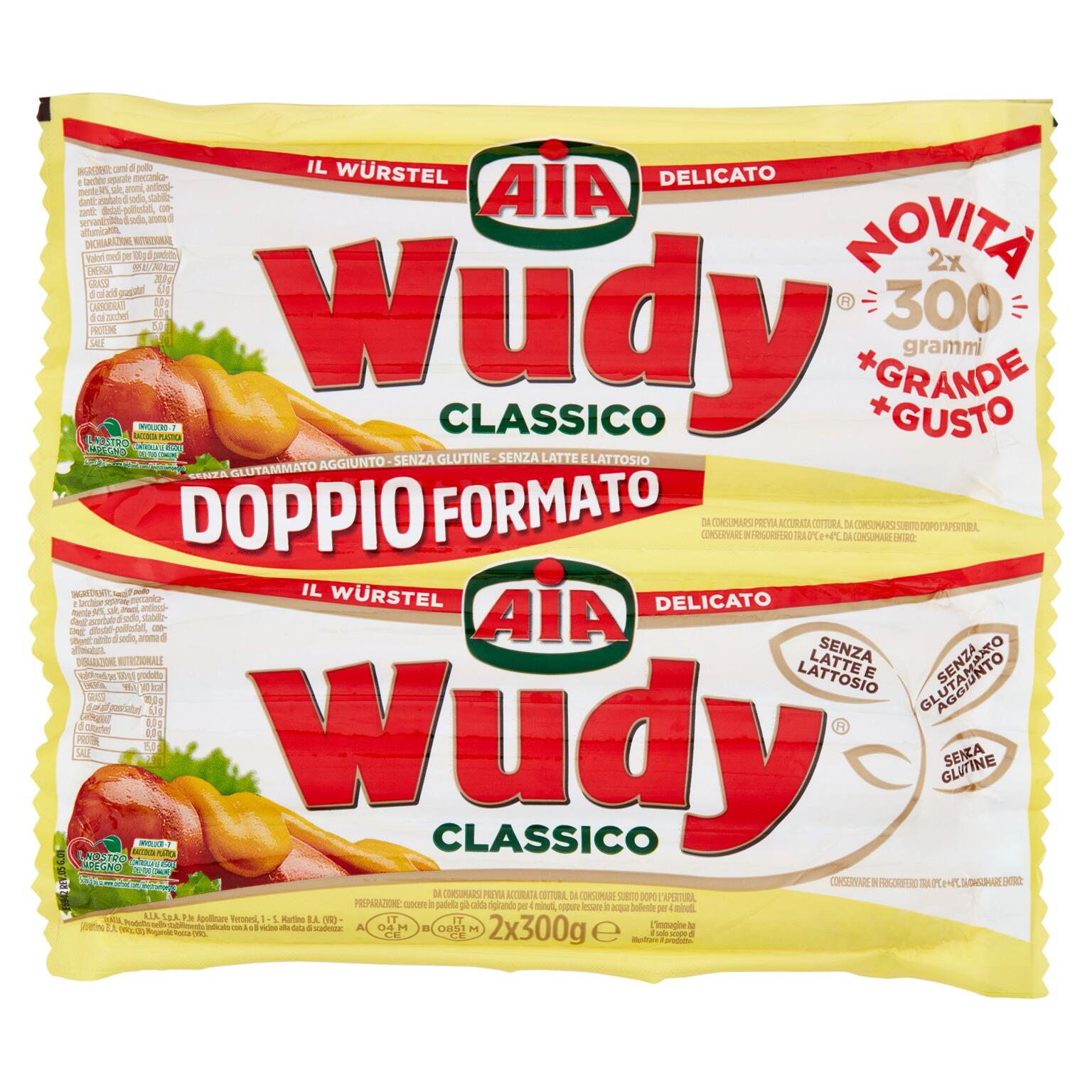 Wudy Classico Doppio 2x300g Aia