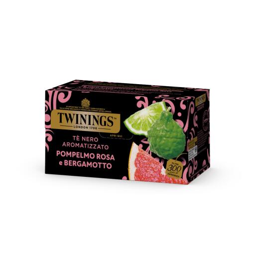Tè Nero Aromatizzato Pompelmo Rosa e Bergamotto 25ff Twinings