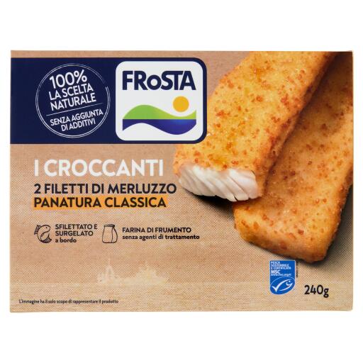 Filetti di merluzzo croccante 240g Frosta