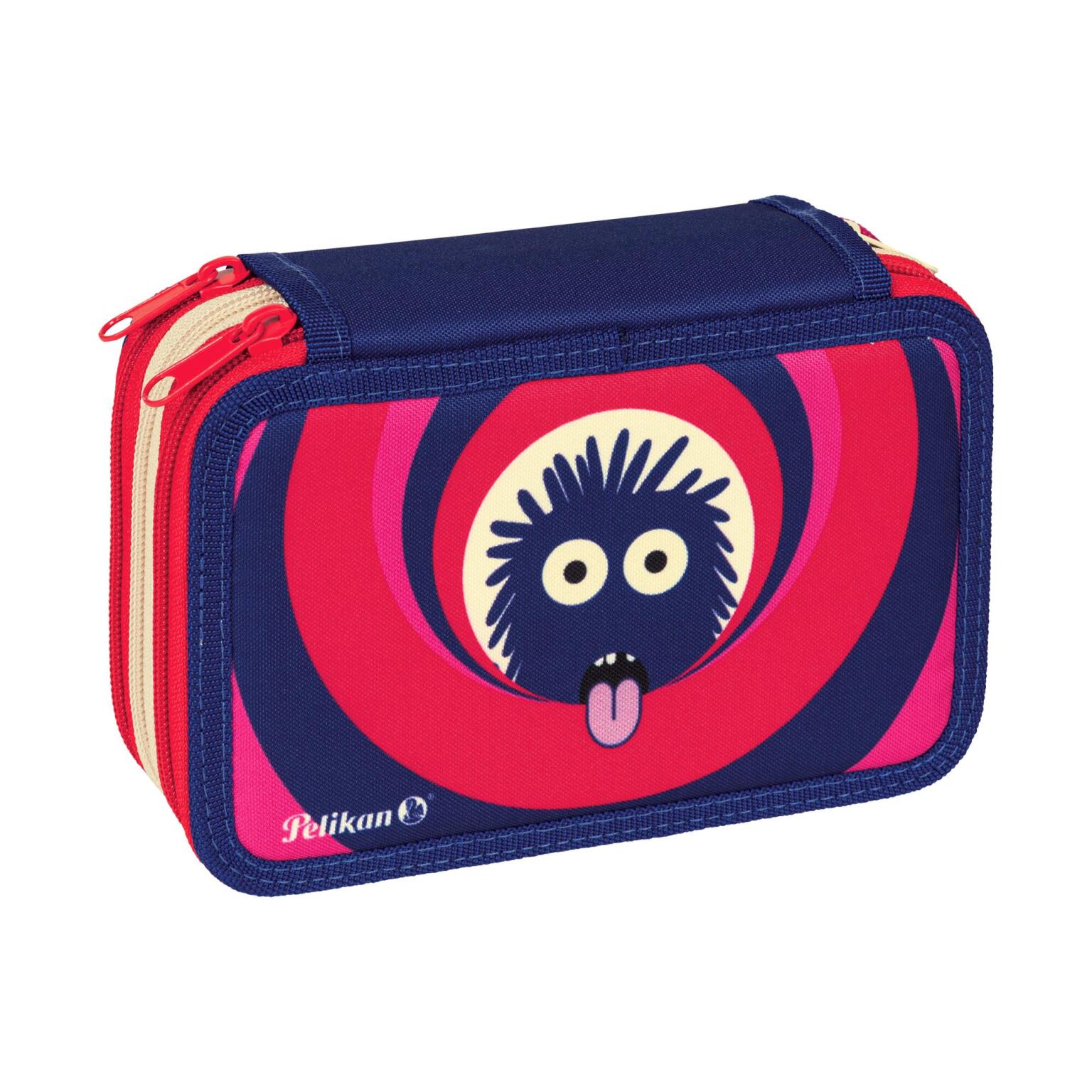 Astuccio 3 zip Monster 18+18