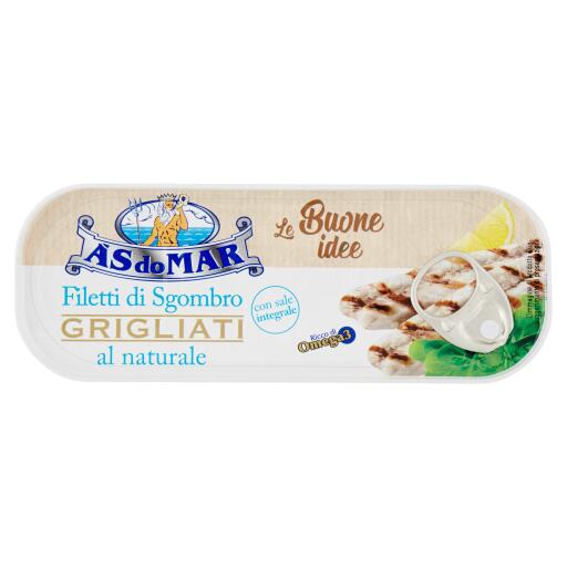 Filetti di sgombro grigliati al naturale 120g As Do Mar