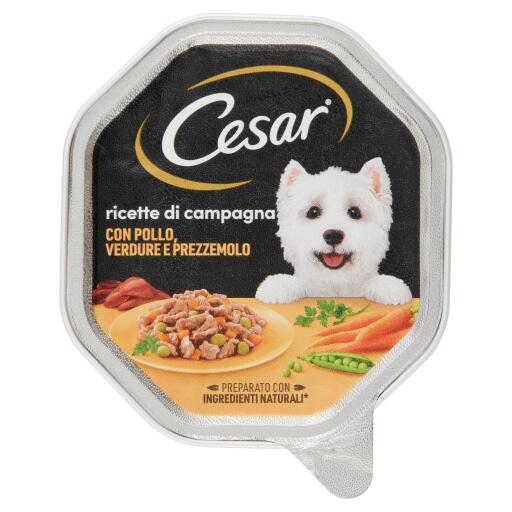 Cesar patè con pollo e misto di verdure 150g