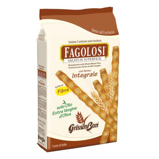 Grissino Fagolosi con Farina integrale 250g Grissin Bon
