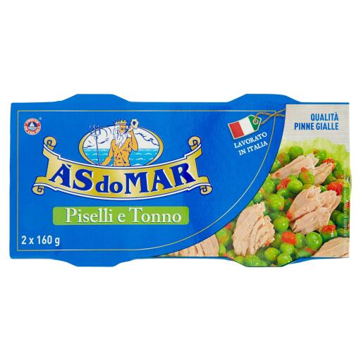 Tonno& piselli 2x160g As do Mar