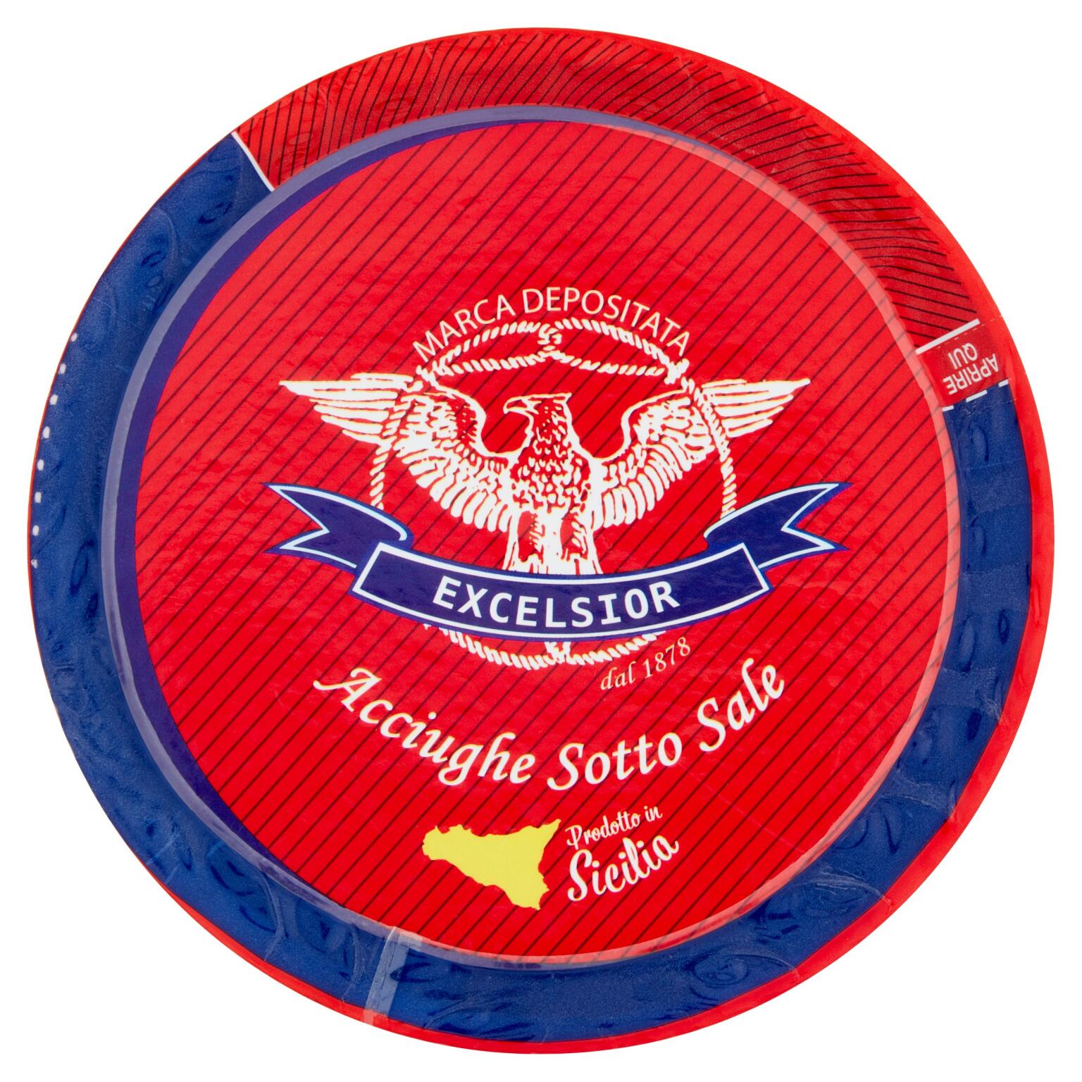 Acciughe salate Sicilia 850g Excelsior