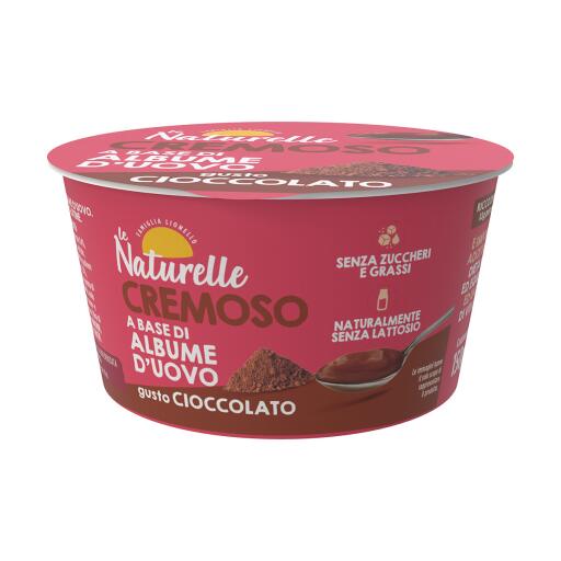 Dessert Cremoso a base di albume d'uovo gusto cioccolato da 150g Le Naturelle