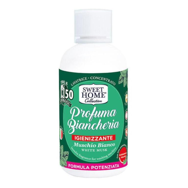 Profuma Biancheria da 250ml 50lav. Muschio Bianco Sweet Home