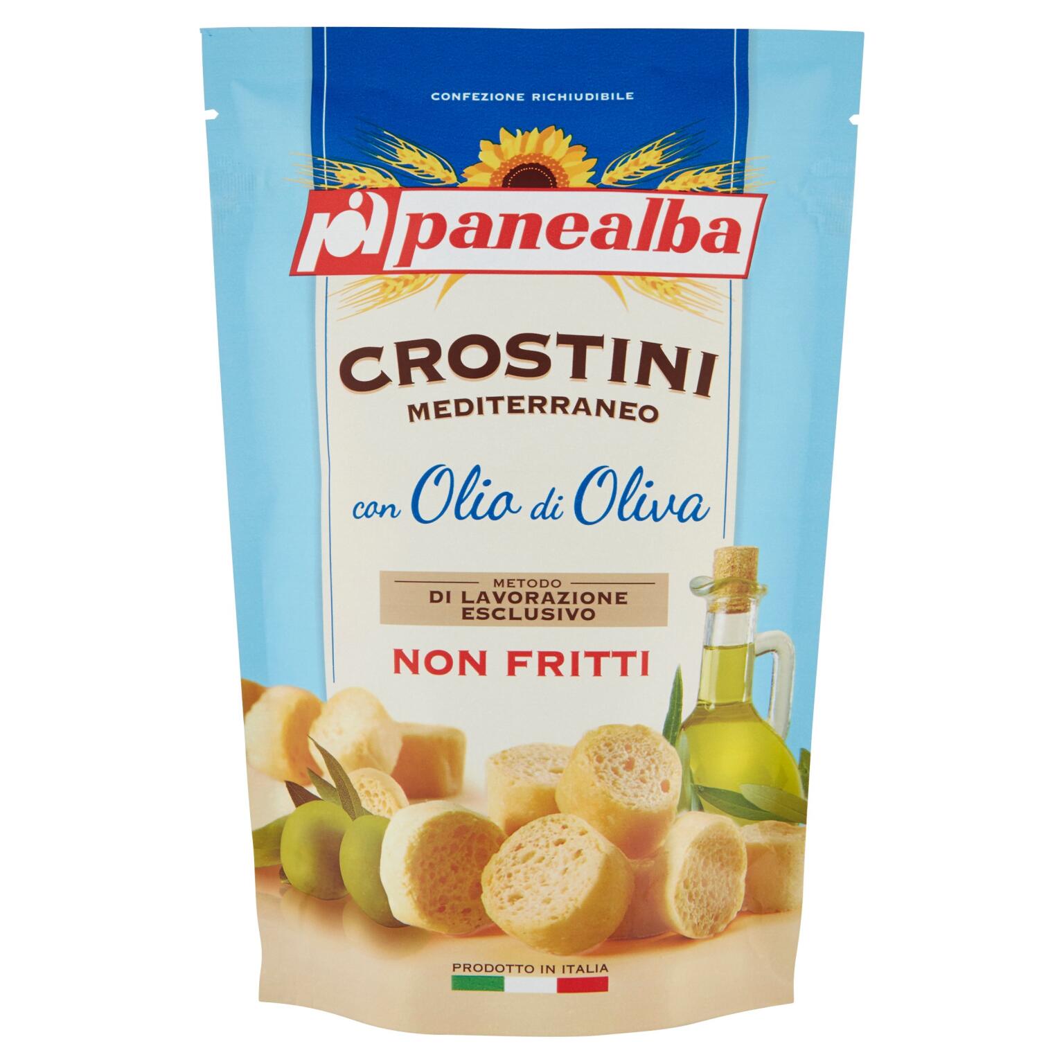 Crostini mediterranei 100g Panealba