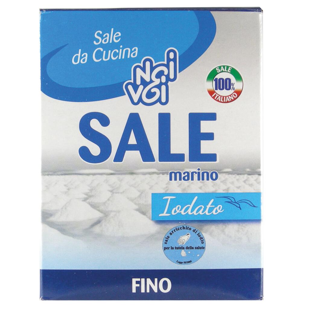 Sale da cucina iodato fino 1kg Noi&Voi