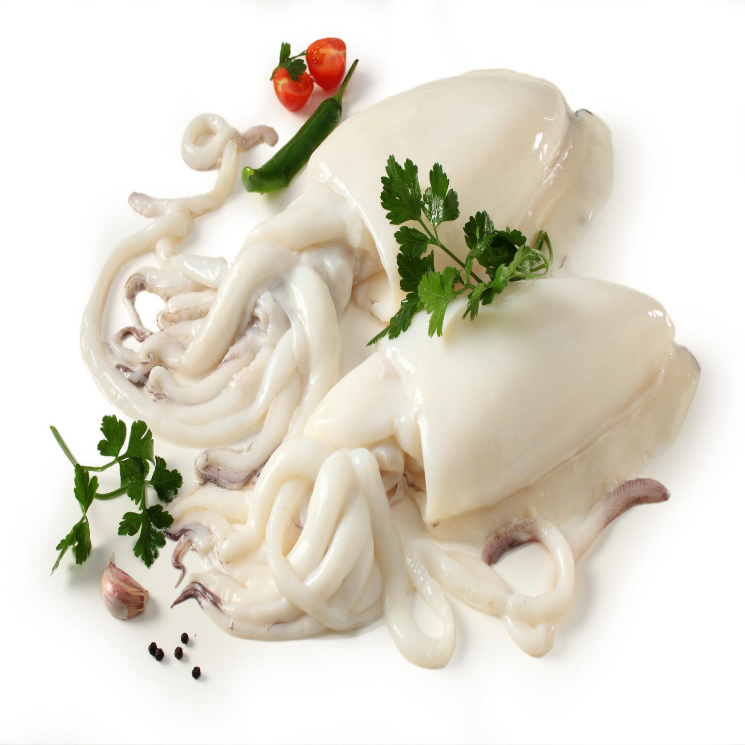 Seppie Indopacifiche Intere Pulite 60up 500g Fish Atelier