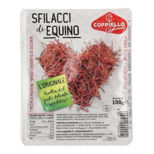 Sfilacci equina affumicati cotti 100g