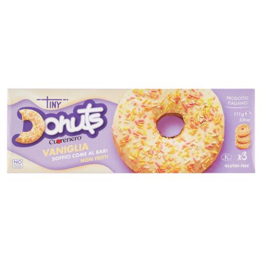 Donuts Vaniglia 3pz 111g Cuore nero