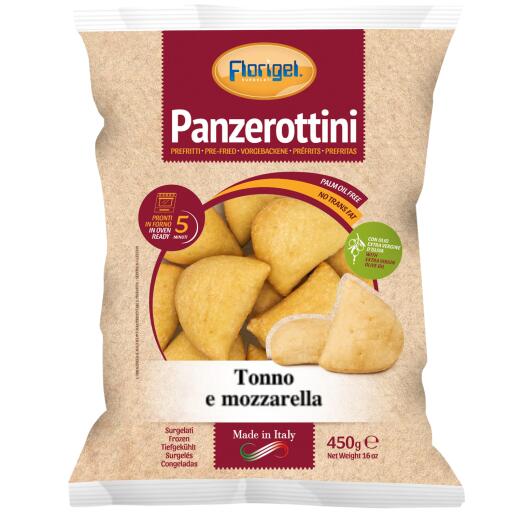 Panzerottini prefritti tonno e mozzarella 450g