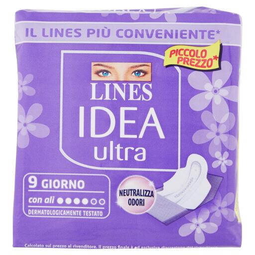 Lines idea ultra giorno con ali x9