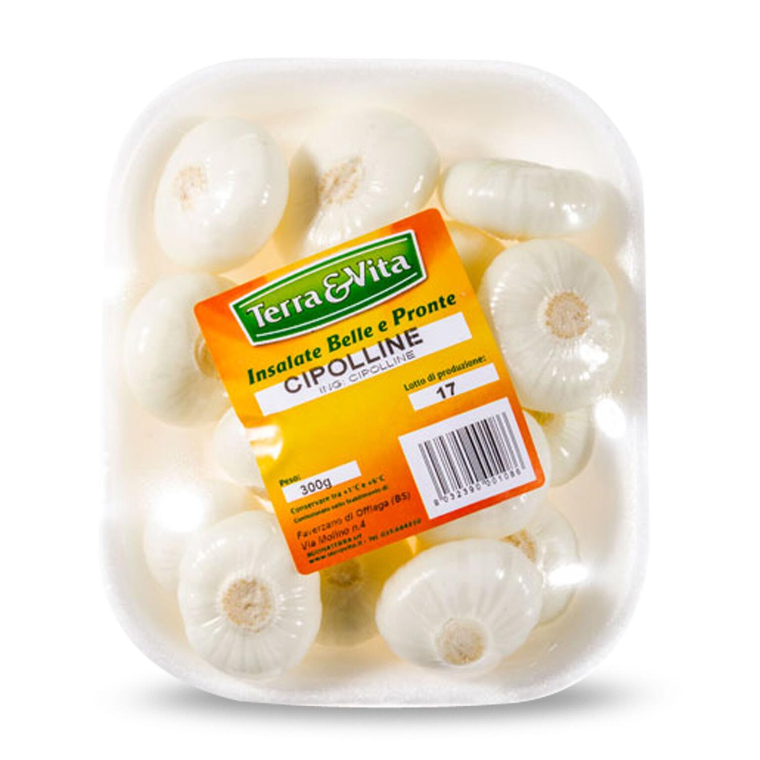 Cipolline pelate 300g Terra&Vita