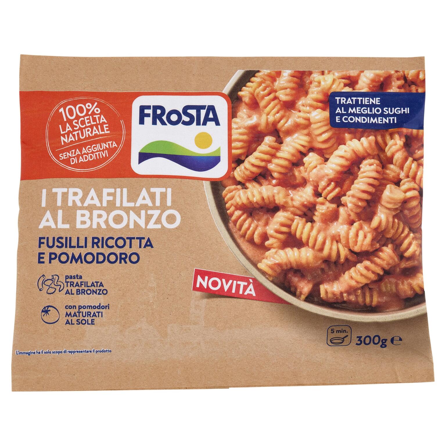 Fusilli ricotta e pomodoro da 300g Frosta
