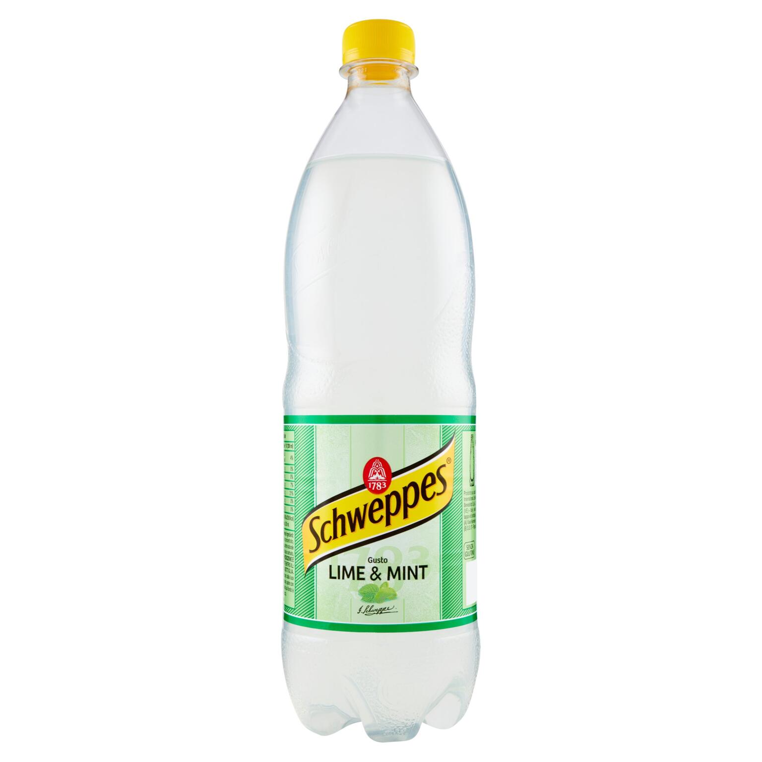 Schweppes lime & mint 1 litro pet