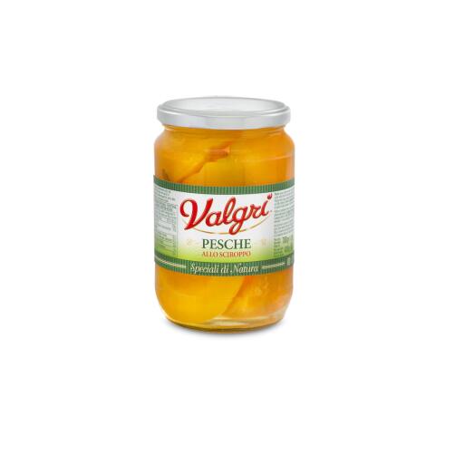 Pesche sciroppate da 700g Valgrì