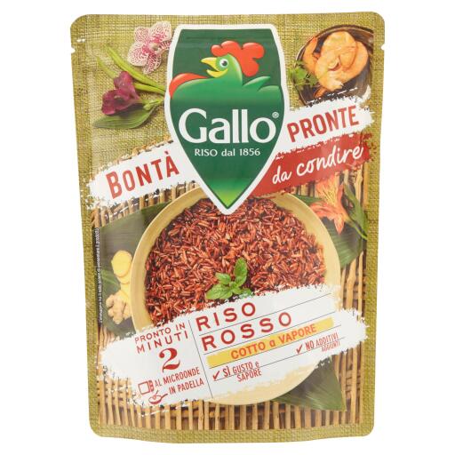 Riso Gallo rosso da 220g Bontà Pronte