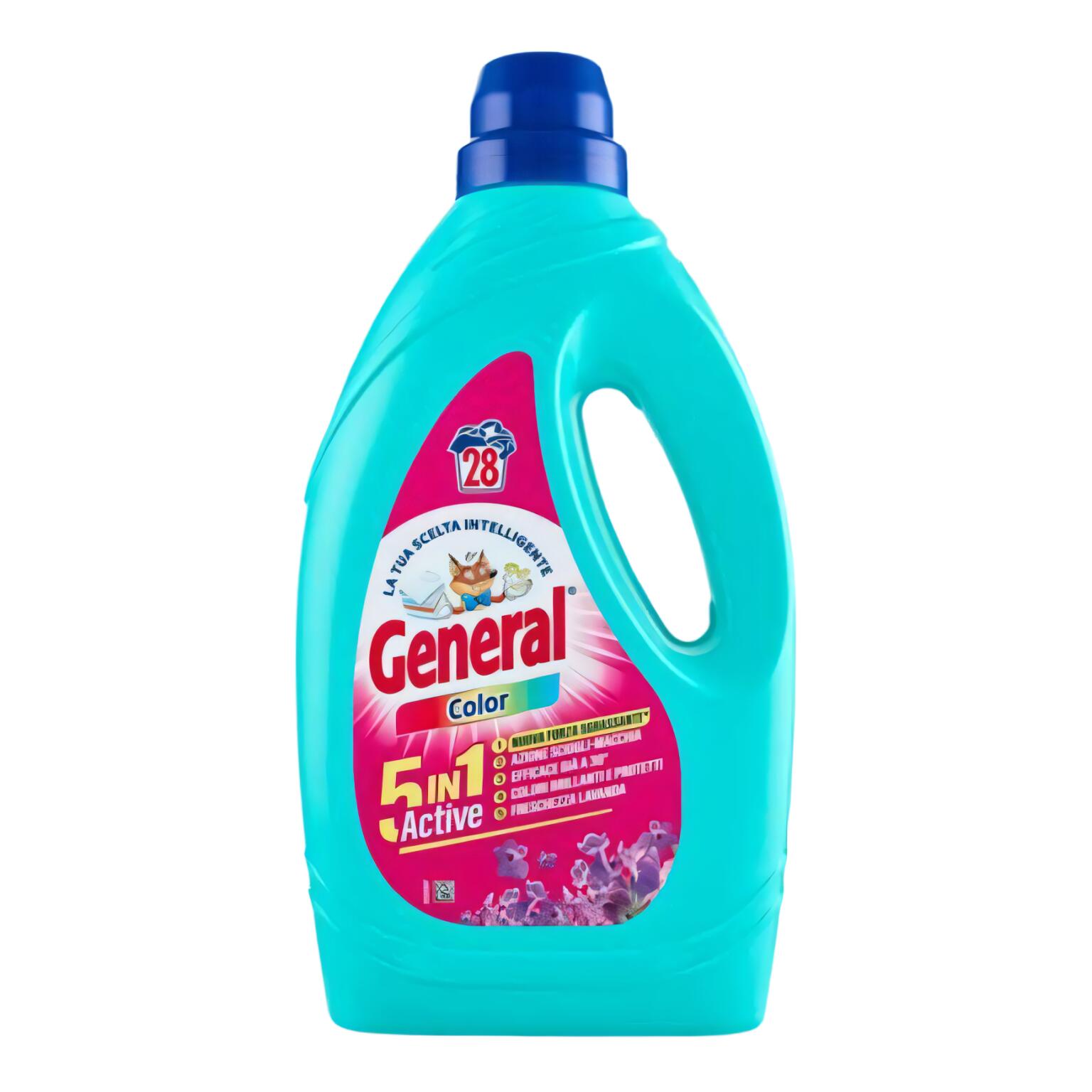 Detersivo liquido General 28 lavaggi Color da 1,12lt